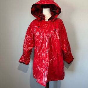 Wippette Red Plaid Hooded Jacket